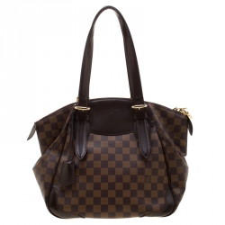 Pre Owned Louis Vuitton Damier Ebene Canvas Verona MM Bag