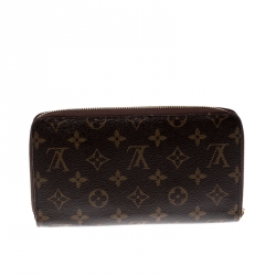 Louis Vuitton Monogram Canvas Zippy Organizer Wallet