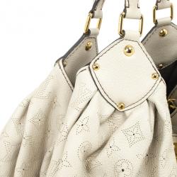 Pre Owned Louis Vuitton Ivory Mahina Leather XL Hobo