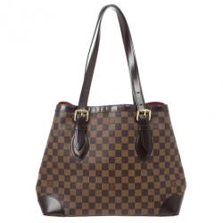 Pre Owned Louis Vuitton Tote Damier Ebene Hampstead MM