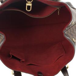 Pre Owned Louis Vuitton Tote Damier Ebene Hampstead MM