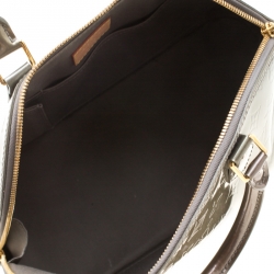 مملوكة مسبقًا Louis Vuitton Vert Bronze Monogram Vernis Alma PM Bag