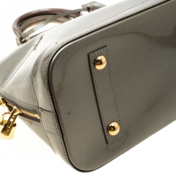 مملوكة مسبقًا Louis Vuitton Vert Bronze Monogram Vernis Alma PM Bag
