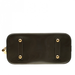 مملوكة مسبقًا Louis Vuitton Vert Bronze Monogram Vernis Alma PM Bag