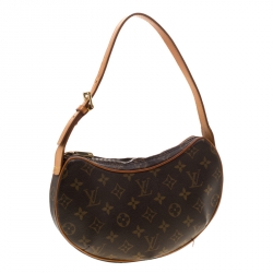 Pre Owned Louis Vuitton Monogram Canvas Croissant PM Bag