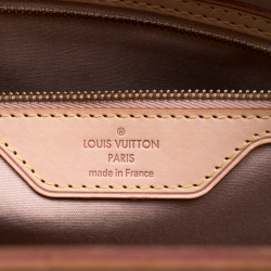 Pre Owned Louis Vuitton Noisette Monogram Vernis Brea GM Bag