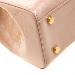 Pre Owned Louis Vuitton Noisette Monogram Vernis Brea GM Bag