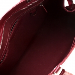 مملوكة مسبقًا حقيبة لوي فيتون بري جلد أيبي حمراء MM