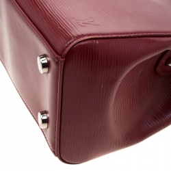 مملوكة مسبقًا حقيبة لوي فيتون بري جلد أيبي حمراء MM