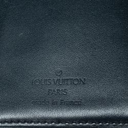 مملوكة مسبقًا Louis Vuitton Blue Monogram Vernis Leather French Purse