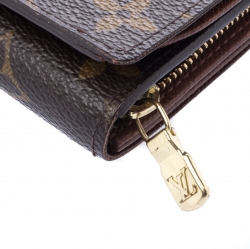Pre Owned Louis Vuitton Monogram Canvas Tresor Compact Wallet
