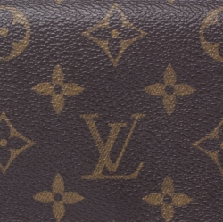 Pre Owned Louis Vuitton Monogram Canvas Tresor Compact Wallet