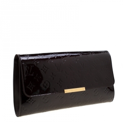 Pre Owned حقيبة كلاتش لوي فيتون روبرتسون فيرنيه مونوغرامي عنابية