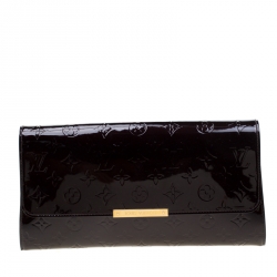 Pre Owned حقيبة كلاتش لوي فيتون روبرتسون فيرنيه مونوغرامي عنابية