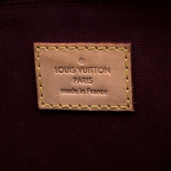 Pre Owned حقيبة لوي فيتون شيروود فيرنيه مونوغرامي أحمر روج فوفيستا PM