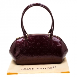 Pre Owned حقيبة لوي فيتون شيروود فيرنيه مونوغرامي أحمر روج فوفيستا PM