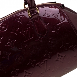 Pre Owned حقيبة لوي فيتون شيروود فيرنيه مونوغرامي أحمر روج فوفيستا PM