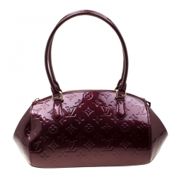 Pre-Owned Louis Vuitton Sherwood Monogram Vernis Rouge Fauviste