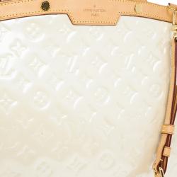 Pre Owned Louis Vuitton Blanc Corail Vernis Brea GM