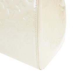 Pre Owned Louis Vuitton Blanc Corail Vernis Brea GM