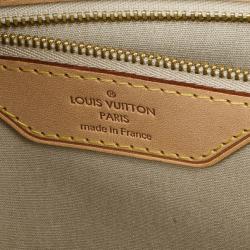 Pre Owned Louis Vuitton Blanc Corail Vernis Brea GM