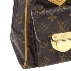 Pre Owned Louis Vuitton Monogram Canvas Manhattan PM Satchel