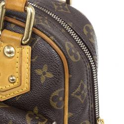 Pre Owned Louis Vuitton Monogram Canvas Manhattan PM Satchel