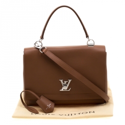 مملوكة مسبقًا Louis Vuitton Tan Leather Lockme II Bag