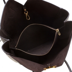 Pre Owned Louis Vuitton Black Monogram Canvas and Leather Kimono Bag