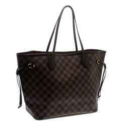 Louis Vuitton Damier Ebene Canvas Neverfull MM Bag