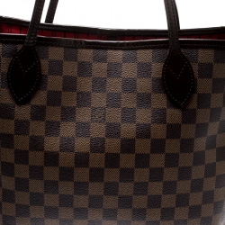 Louis Vuitton Damier Ebene Canvas Neverfull MM Bag