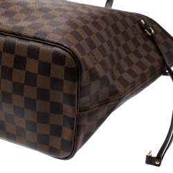 Louis Vuitton Damier Ebene Canvas Neverfull MM Bag