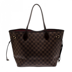 Louis Vuitton Damier Ebene Canvas Neverfull MM Bag