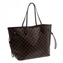 Louis Vuitton Damier Ebene Canvas Neverfull MM Bag