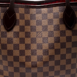 Louis Vuitton Damier Ebene Canvas Neverfull MM Bag