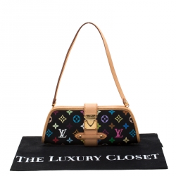 مملوكة مسبقًا Louis Vuitton Black Multicolore Monogram Canvas Shirley Bag