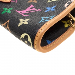 مملوكة مسبقًا Louis Vuitton Black Multicolore Monogram Canvas Shirley Bag