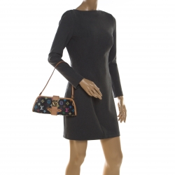 مملوكة مسبقًا Louis Vuitton Black Multicolore Monogram Canvas Shirley Bag