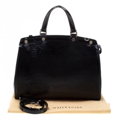 Pre Owned حقيبة لوي فيتون بريه جلد أيبي أليكتريك سوداء GM