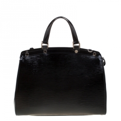 Pre Owned حقيبة لوي فيتون بريه جلد أيبي أليكتريك سوداء GM