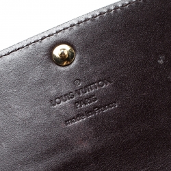Louis Vuitton Amarante Monogram Vernis Sarah Continental Wallet