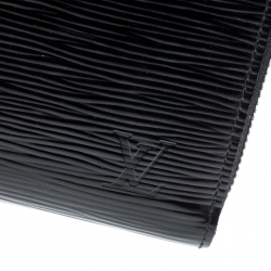 Pre Owned Louis Vuitton Black Electeri Epi Leather Clemence Wallet