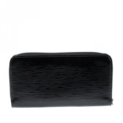 Pre Owned Louis Vuitton Black Electeri Epi Leather Clemence Wallet