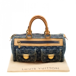 مملوكة مسبقًا Louis Vuitton Blue Monogram Denim Neo Speedy Bag