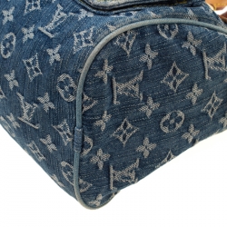 مملوكة مسبقًا Louis Vuitton Blue Monogram Denim Neo Speedy Bag