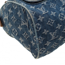 مملوكة مسبقًا Louis Vuitton Blue Monogram Denim Neo Speedy Bag