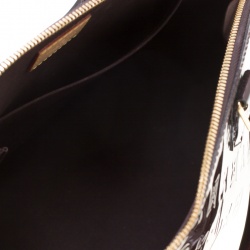 Pre Owned Louis Vuitton Amarante Monogram Vernis Leather Alma PM Bag