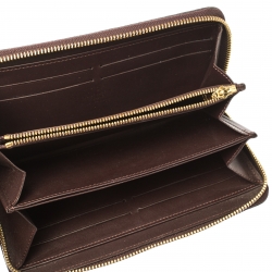 Louis Vuitton Amarante Monogram Vernis Zippy Wallet