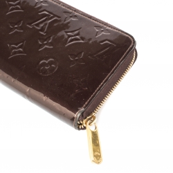 Louis Vuitton Amarante Monogram Vernis Zippy Wallet
