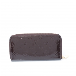 Louis Vuitton Amarante Monogram Vernis Zippy Wallet